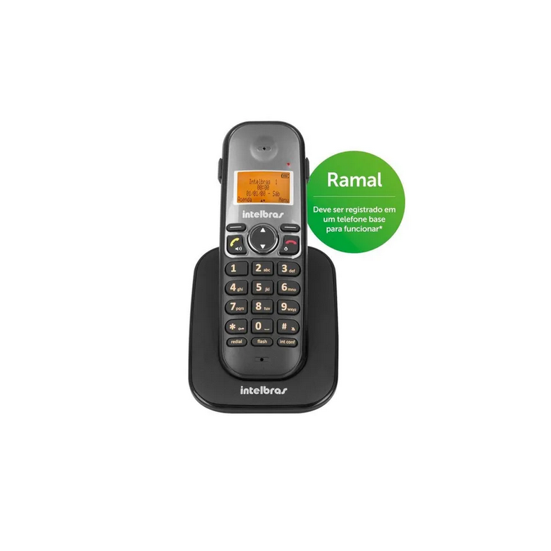 Ramal Telefônico Sem Fio Ts 5121 Intelbras